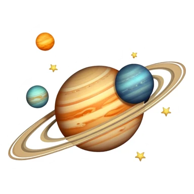 outer space with planets and stars sticker