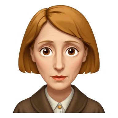Virginia woolf sticker