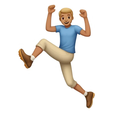 giggling and kicking your feet sticker