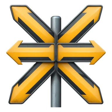 mac os icon rotation retro street signal arrows rotating inversion sticker