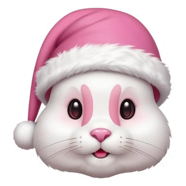 christmas rabbit sticker