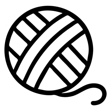 клубок минимализм sticker