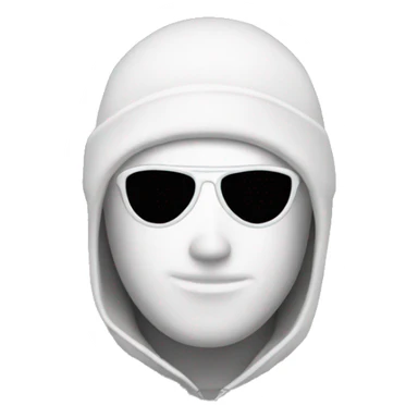 white guy with ski mask sticker