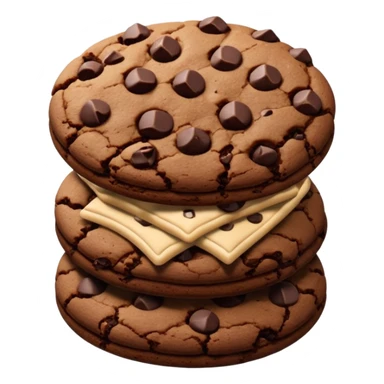 double chocolate cookie sticker
