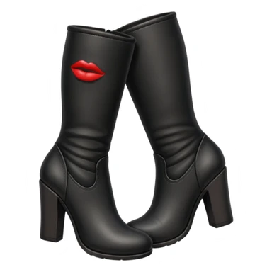 kiss  boot sticker