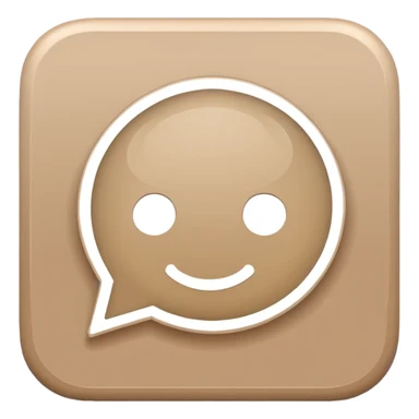 Beige WhatsApp  sticker