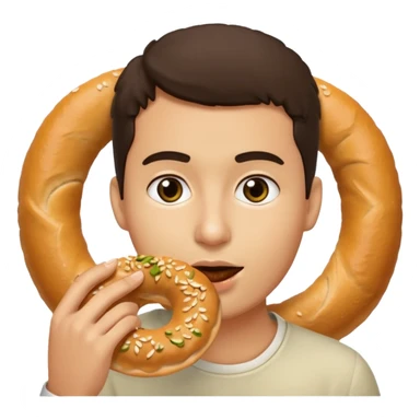 Simşt yiyen insan sticker