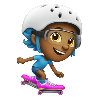 rollerskater sticker