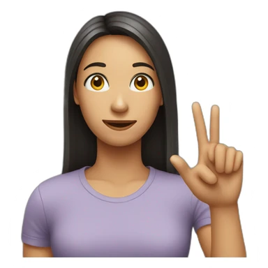 person with ok sign sticker