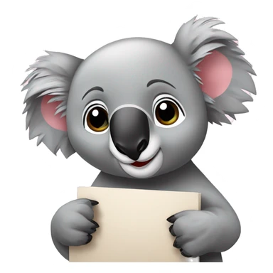 Koala com corações  sticker