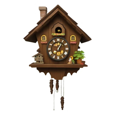 cuckoo clock sticker