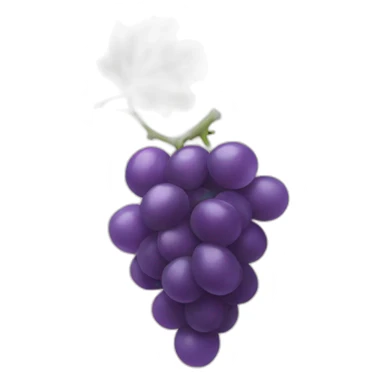 one Grape with leaf sticker
