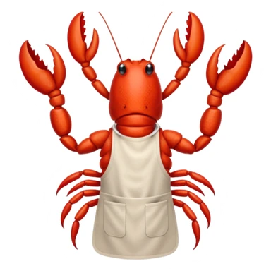 Crayfish cooking a bbq sticker