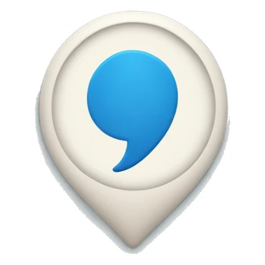 A blue tick mark sticker