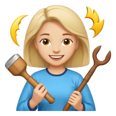 girl doing her guasha sticker