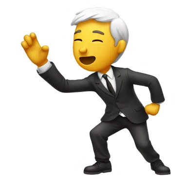 A man doing dab  sticker