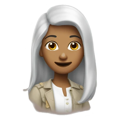 мышь девочка с бантиком  sticker