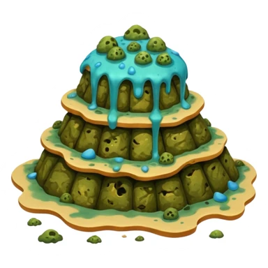 rotten food, no face, no people sticker