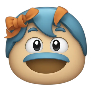 Greeting someone sticker