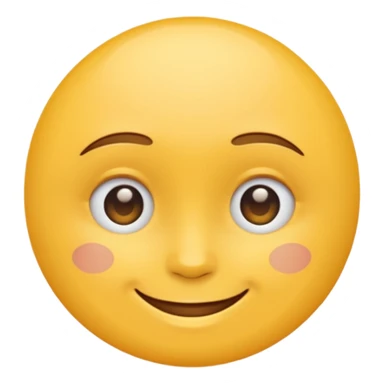 Face covering smiling yellow circle sticker