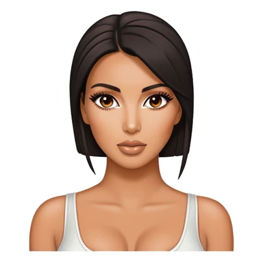ultra realistic kim kardashian sticker