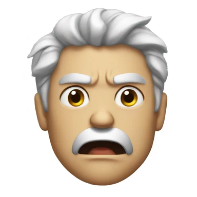 Super angry  person  sticker