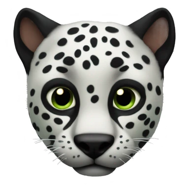 Animal pantera negra con ojos verdes sticker