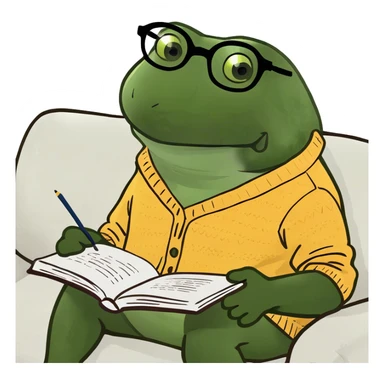 lying on the sofa sticker