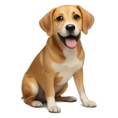 photo frame with picture of dog sticker