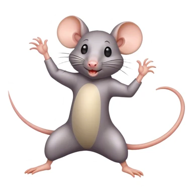 Rat dancing sticker