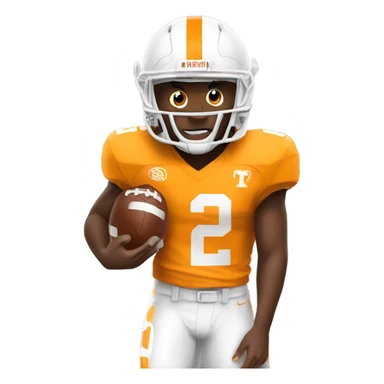 A Tennessee football player  sticker