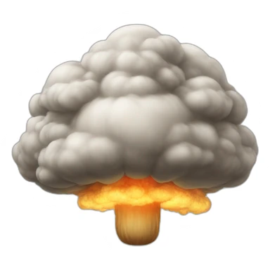 mushroom cloud sticker