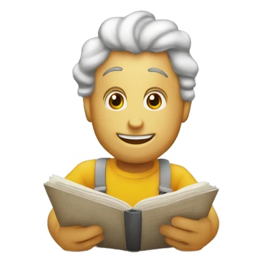 que este dividido en dos en una este feliz y relajada con notas musicales y libros y en la otra mitad una con expresión de estrés preocupación. sticker