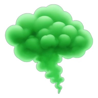 Green smoke sticker