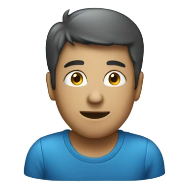 Blue notebook sticker