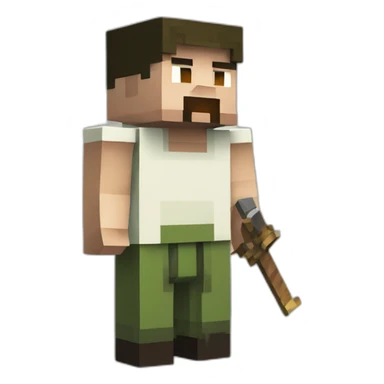 minecraft-tiananmen square sticker