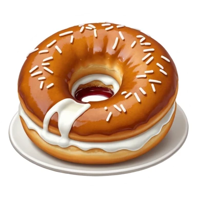 Filled Jam Donut Bombs sticker