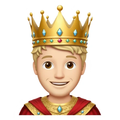Drama king sticker