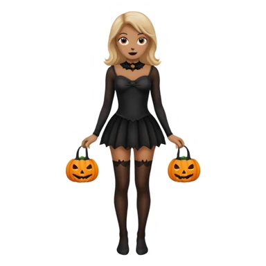 Pantyhose Helloween sticker