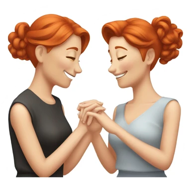 Red headed fiances sticker