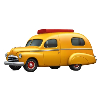 1949 hot rod caravan sticker
