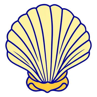 St. James scallop shell Camino de Santiago sticker