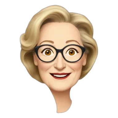 Meryl Streep sticker