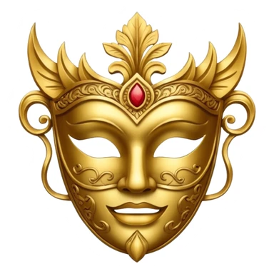 theater mask  sticker