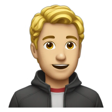 Persona con ganas de besar sticker