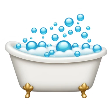 bath tub with foam sticker
