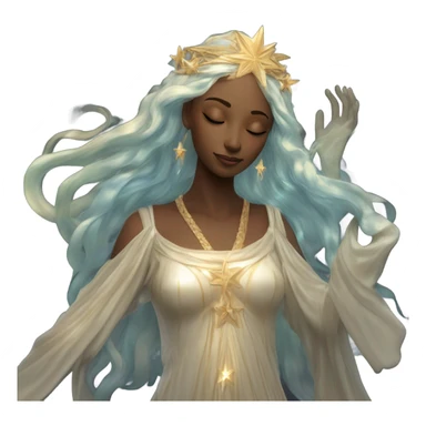 astrology virgo the maiden iridescent  sticker