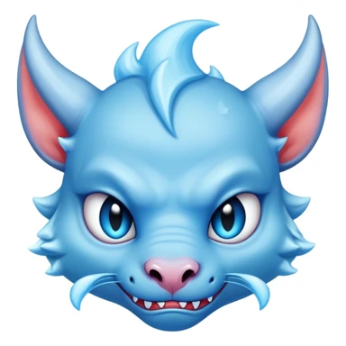 Cute frozen devil sticker