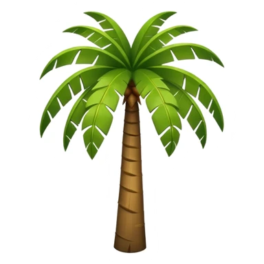 Palm Tree: flat body sticker