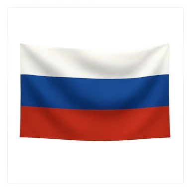 Russian flag sticker